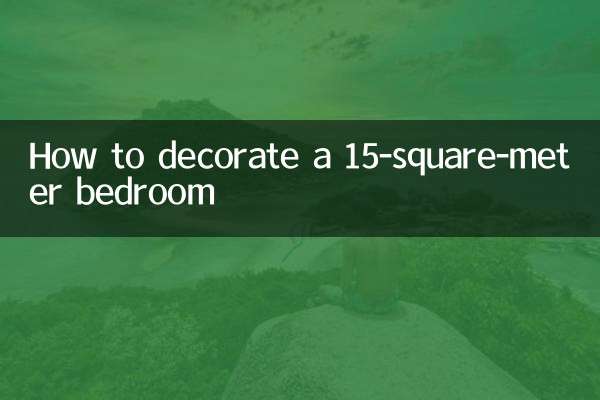 Comment décorer une chambre de 15 mètres carrés