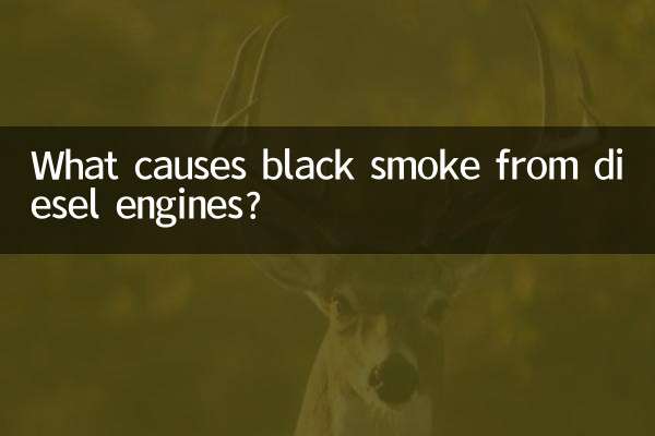 柴油機冒黑煙是什麼原因