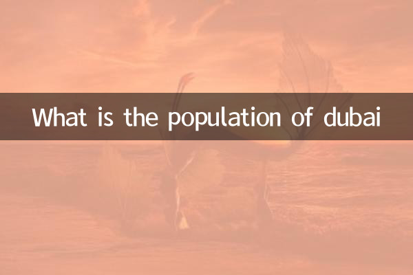 ドバイの人口は何人ですか