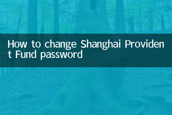 상하이 선지 기금 비밀번호를 변경하는 방법