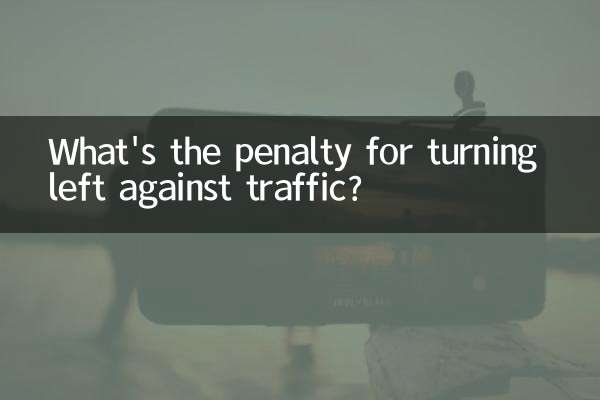 यातायात के विपरीत बायीं ओर मुड़ने पर क्या जुर्माना है?
