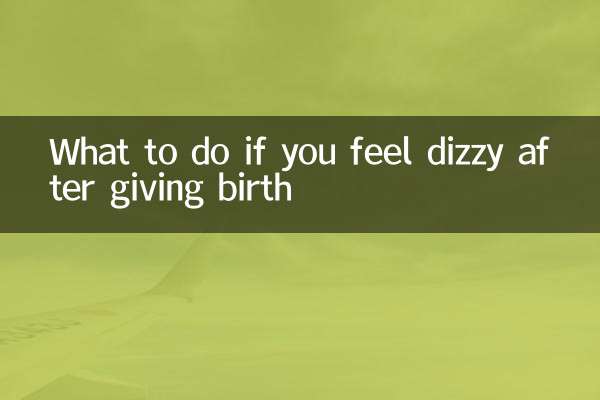 প্রসবের পর মাথা ঘোরা হলে কী করবেন