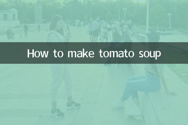 Como fazer sopa de tomate