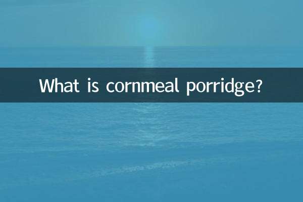 Was ist Maismehlbrei?