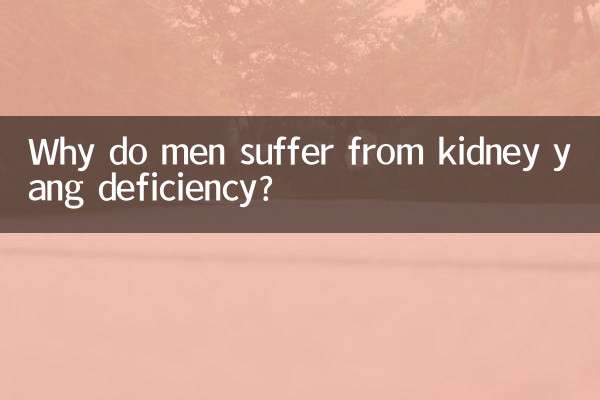 Perché gli uomini soffrono di deficit di yang del rene?