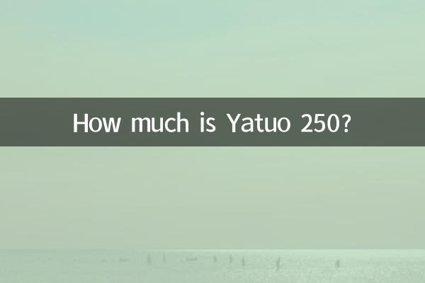 Yatuo 250 এর দাম কত?