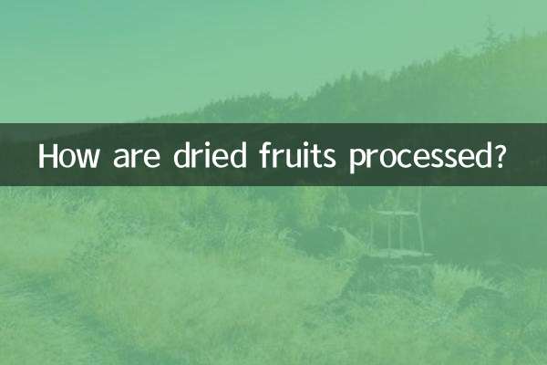 ¿Cómo se procesan los frutos secos?