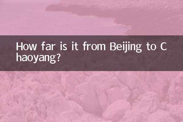 বেইজিং থেকে চাওয়াং এর দূরত্ব কত?