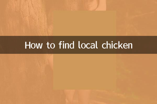 怎么找当地鸡