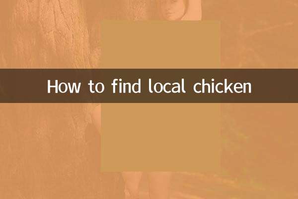 怎么找当地鸡