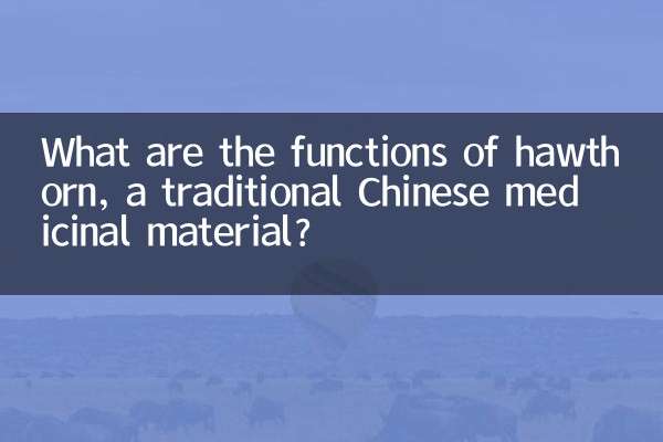 Каковы функции боярышника, традиционного китайского лекарственного материала?