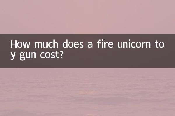 Сколько стоит игрушечный пистолет «Огненный единорог»?