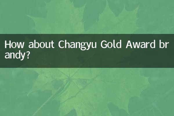 Wie wäre es mit Changyu Gold Award-Brandy?