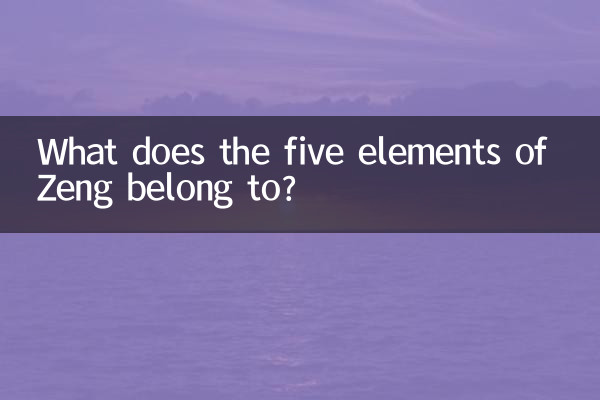 জেং এর পাঁচটি উপাদান কিসের অন্তর্গত?