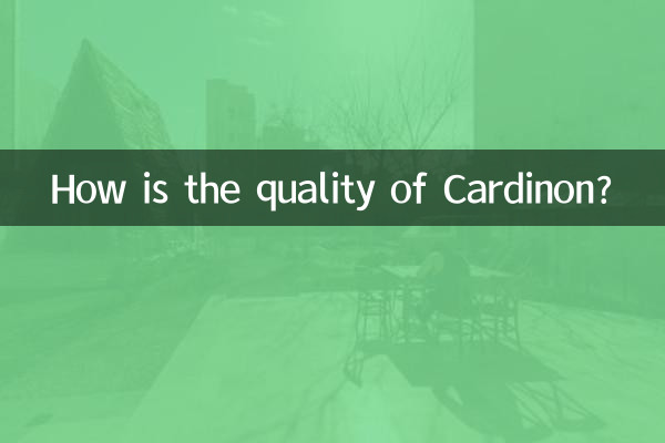 Como é a qualidade do Cardinon?