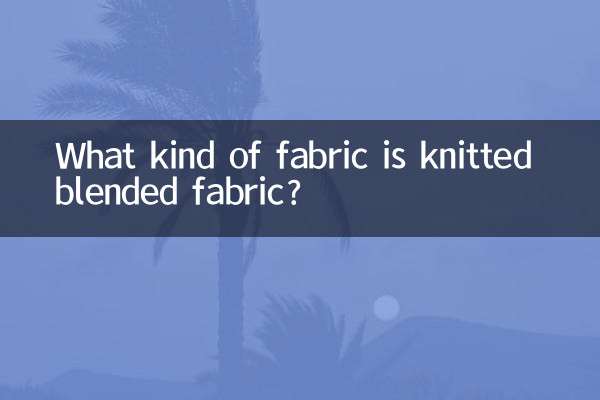 Was für ein Stoff ist gestricktes Mischgewebe?