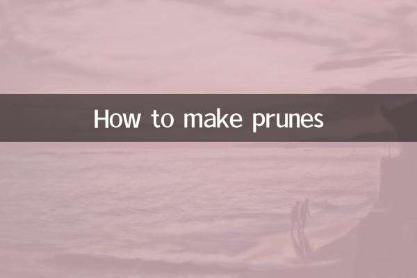 Como hacer ciruelas pasas