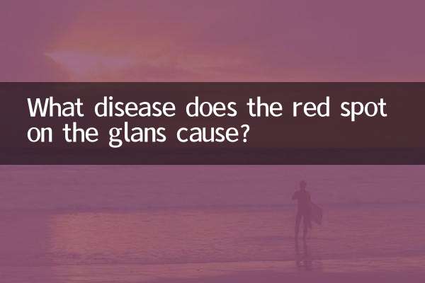 Welche Krankheit verursacht der rote Fleck auf der Eichel?