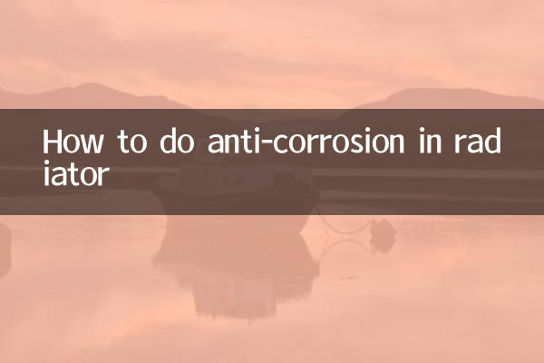 So führen Sie einen Korrosionsschutz am Kühler durch