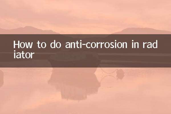 So führen Sie einen Korrosionsschutz am Kühler durch