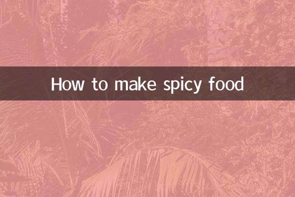 Como fazer comida picante