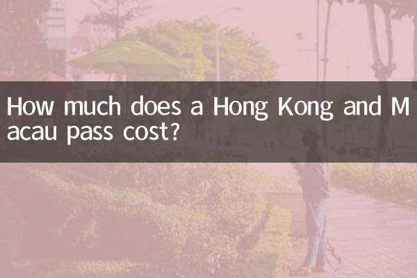 How much does a Hong Kong and Macau pass cost?