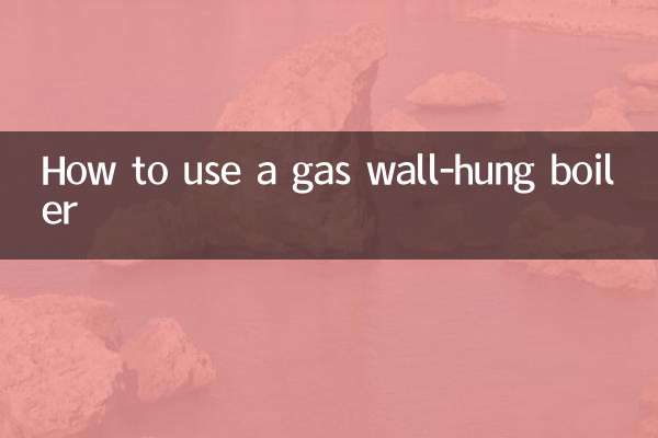 怎么用燃气壁挂炉使用