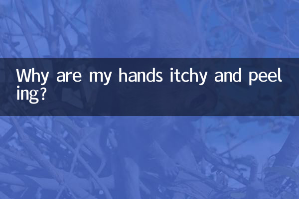 Por que minhas mãos estão coçando e descascando?