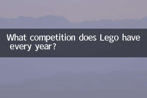 Quel concours Lego organise-t-il chaque année ?