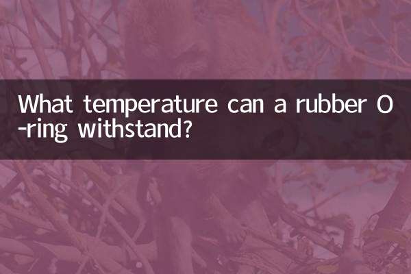 Welcher Temperatur kann ein Gummi-O-Ring standhalten?