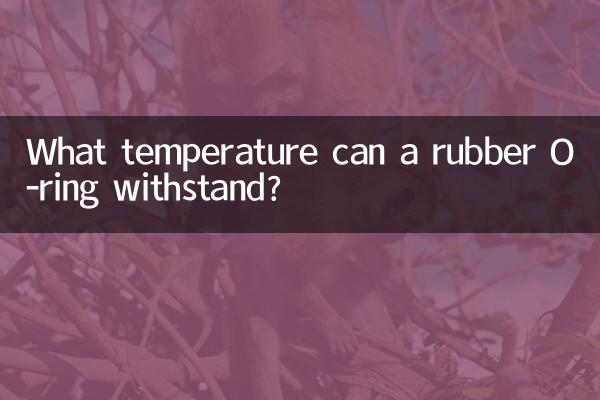 ¿Qué temperatura puede soportar una junta tórica de goma?