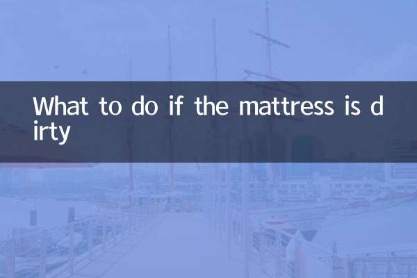 کیا کریں اگر توشک گندا ہو