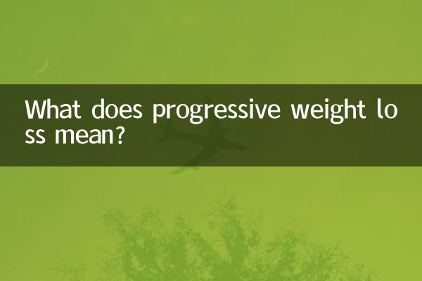 ترقی پسند وزن میں کمی کا کیا مطلب ہے؟