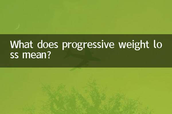 ترقی پسند وزن میں کمی کا کیا مطلب ہے؟