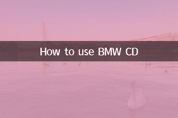 Cómo utilizar el CD de BMW
