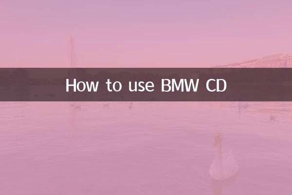 Cómo utilizar el CD de BMW