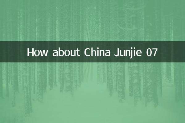 China Junjie 07은 어떻습니까?
