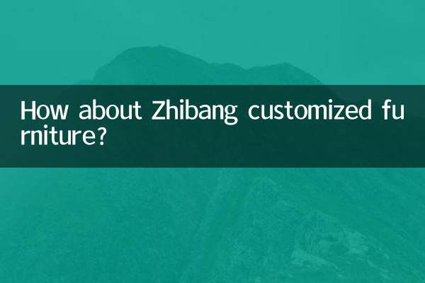 Zhibangのカスタマイズ家具はいかがですか？
