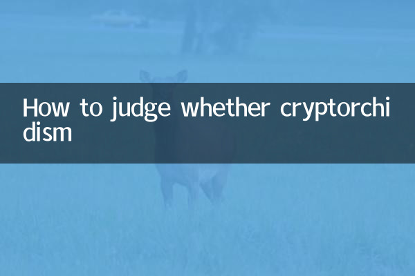 So beurteilen Sie, ob Kryptorchismus vorliegt