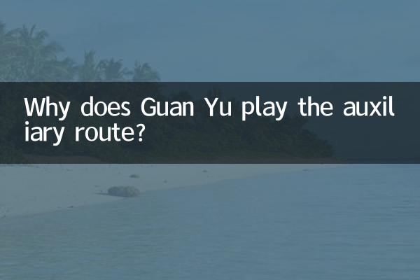 Warum spielt Guan Yu die Hilfsroute?