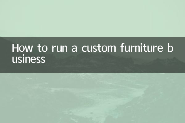 定製家具業務怎麼跑