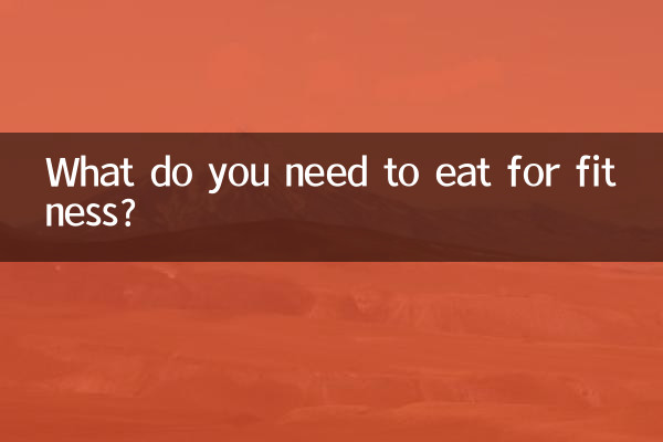 Was muss man essen, um fit zu sein?