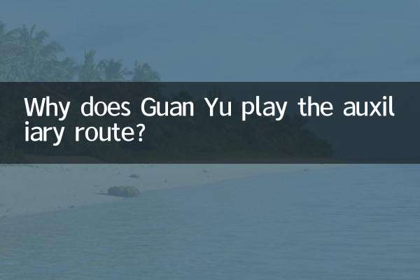 Warum spielt Guan Yu die Hilfsroute?