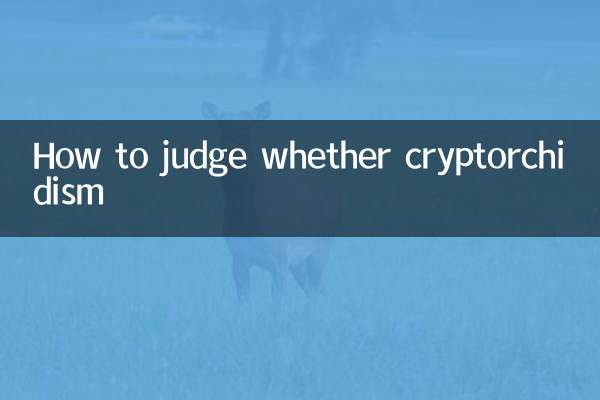 So beurteilen Sie, ob Kryptorchismus vorliegt