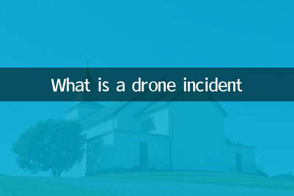 What is a drone incident