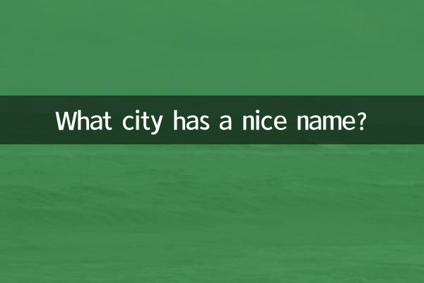 이름이 좋은 도시는 어디인가요?