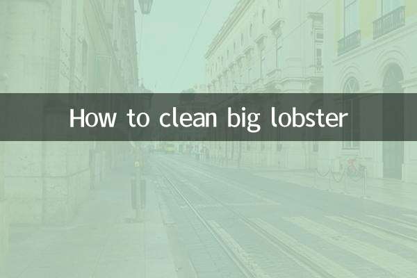 Come pulire una grande aragosta