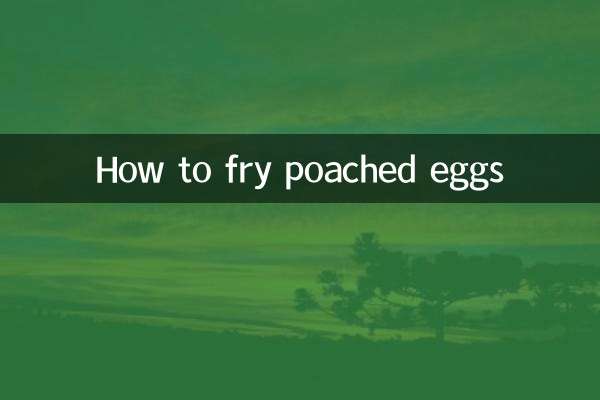 Comment faire frire des œufs pochés