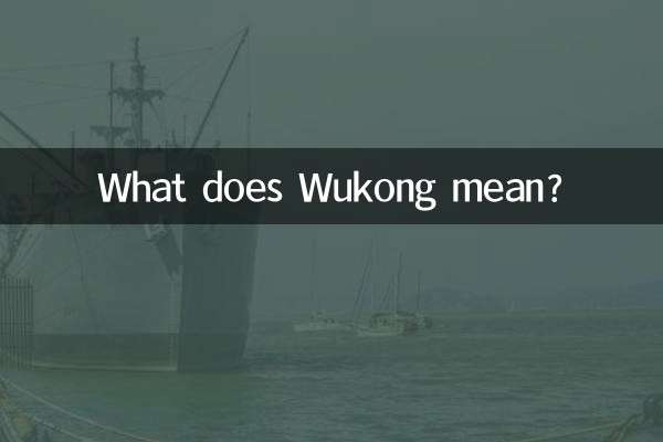 Que veut dire Wu Kong ?