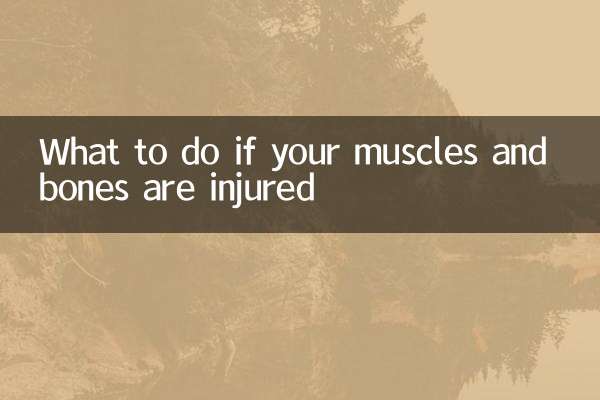 Was tun, wenn Ihre Muskeln und Knochen verletzt sind?